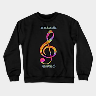 Psychedelic Music Note! Crewneck Sweatshirt